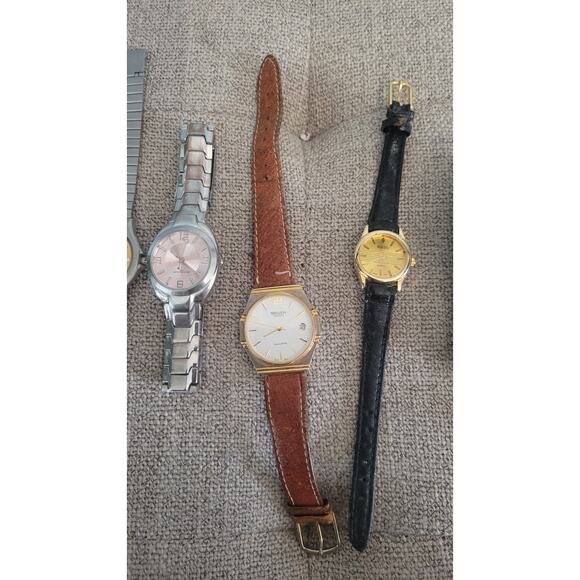 Lot of 8 Watches for Repair or Parts Skagen Gruen Suizo Exmarine Quartz Mixed... - Picture 3 of 4